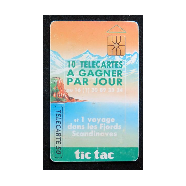 Carte téléphonique télécarte 50 TIC TAC