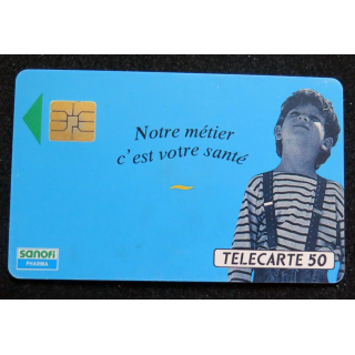 Carte téléphonique télécarte 50 SANOFI Pharma