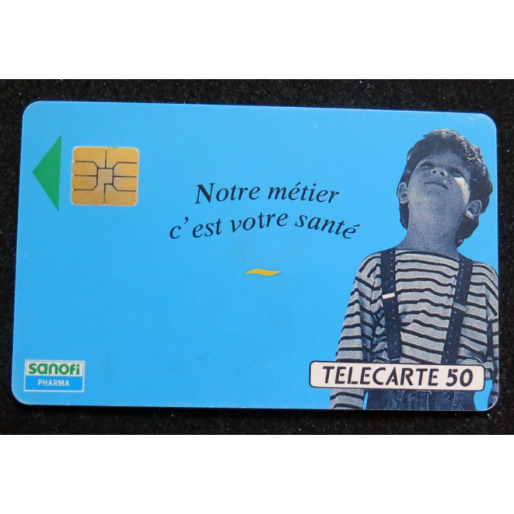 Carte téléphonique télécarte 50 SANOFI Pharma