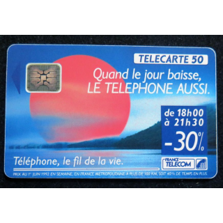 Carte téléphonique télécarte 50 France télécom