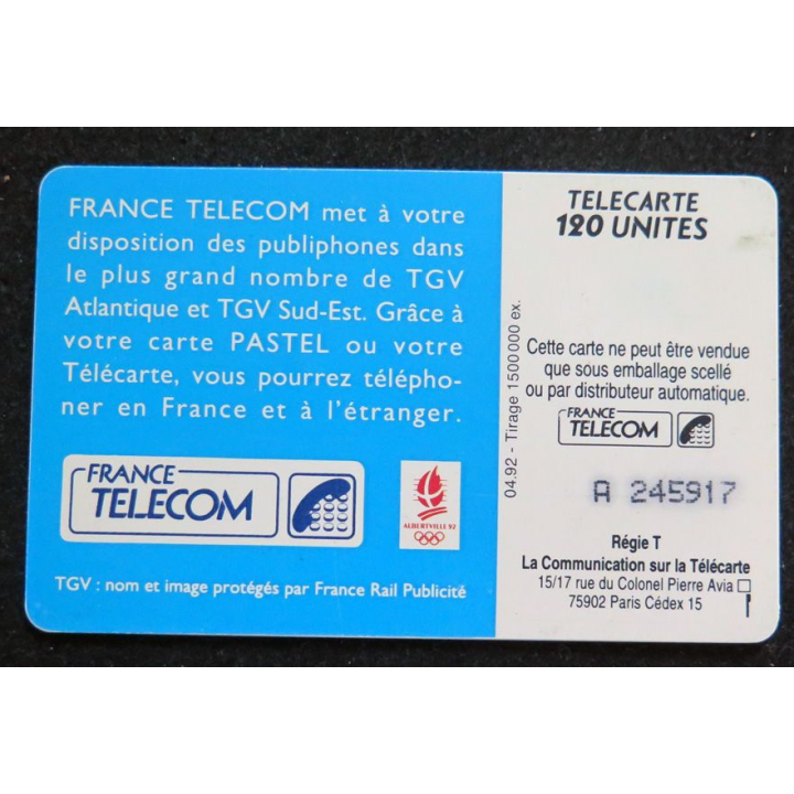 Carte téléphonique télécarte 120 France télécom
