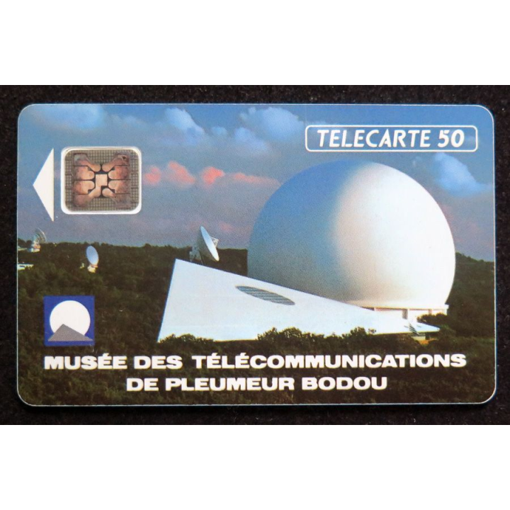 Carte téléphonique télécarte 50 Musée des télécommunications de Pleumeur Bodou