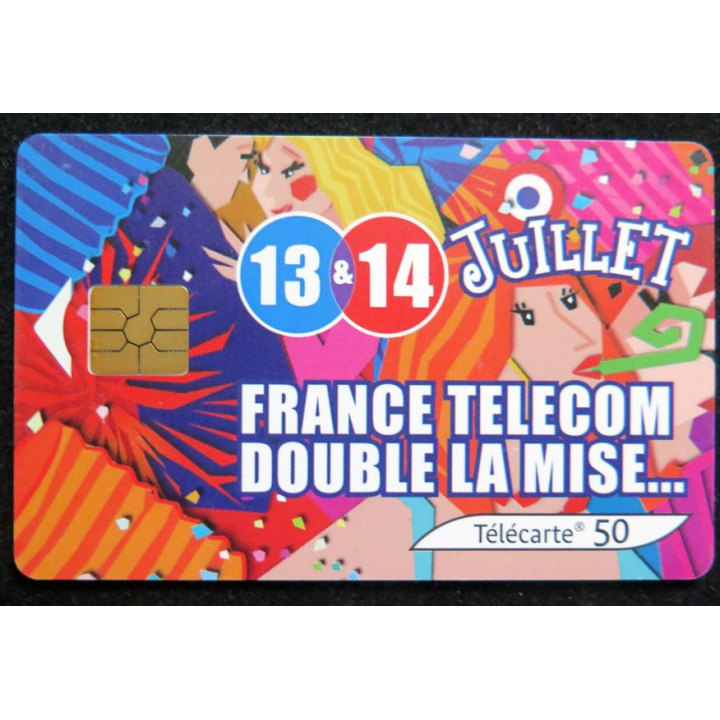 Carte téléphonique télécarte 50 France télécom