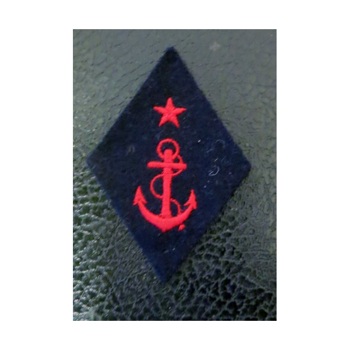 LOSANGE DE BRAS MODÈLE 45 : insigne tissu troupe Intendance coloniale