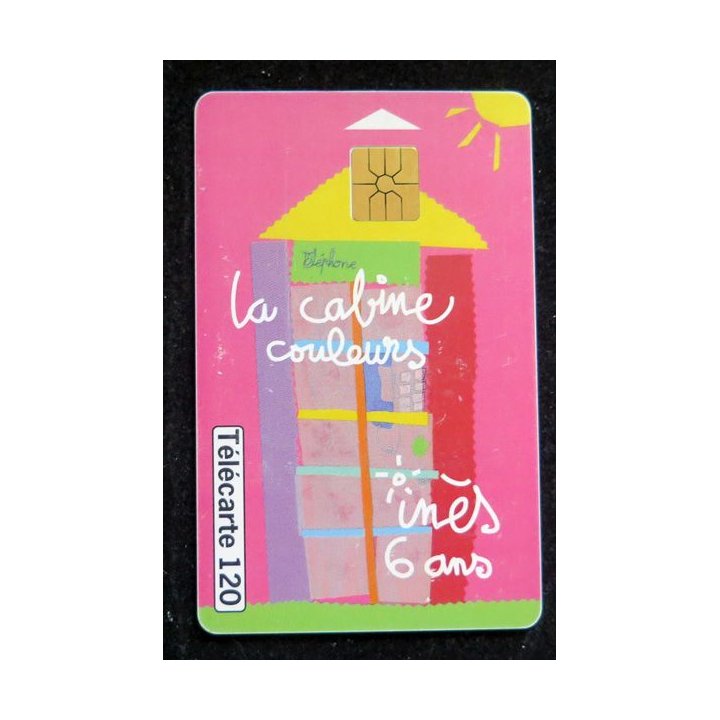 Carte téléphonique télécarte 50 Ma cabine cabane n°7