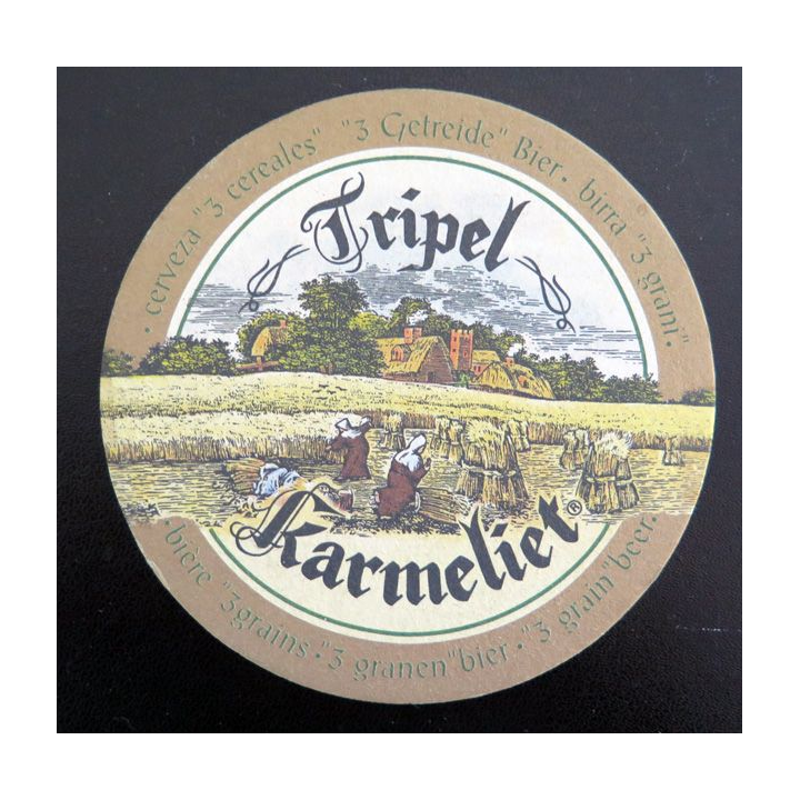 DESSOUS DE VERRE A BIÈRE Tripel karmeliet