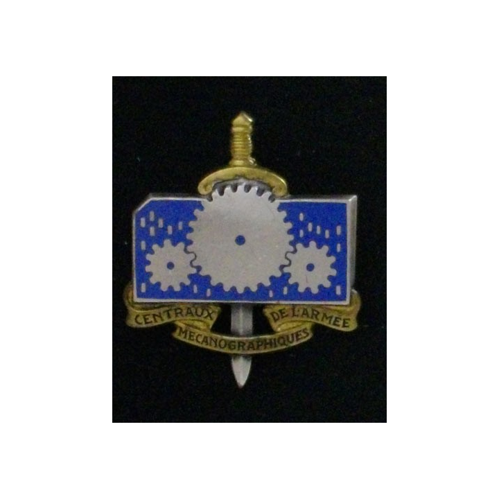 CMA : CENTRAUX MÉCANOGRAPHIQUES DE LARMÉE