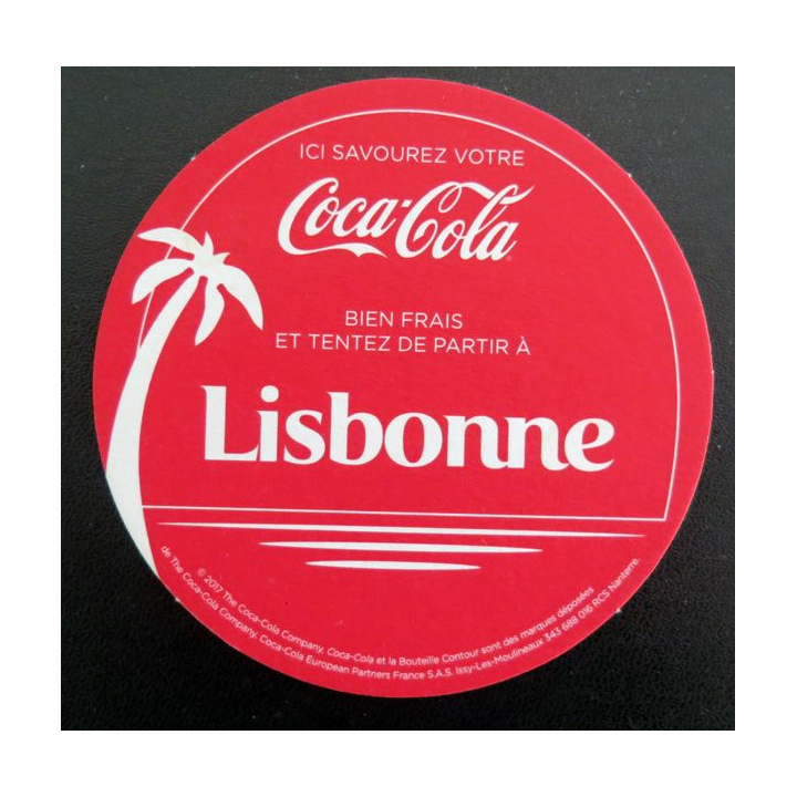 DESSOUS DE VERRE A COCA COLA Lisbonne