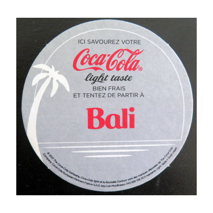 DESSOUS DE VERRE A COCA COLA Bali