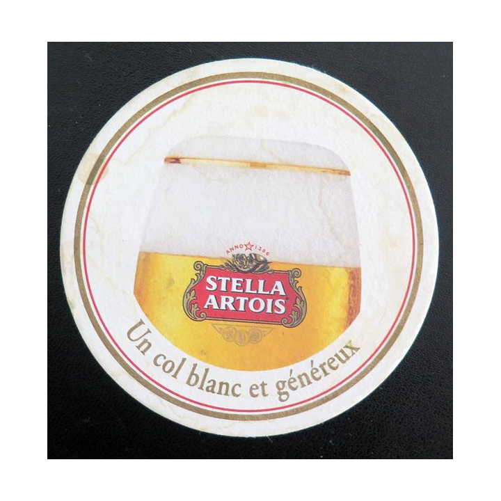 DESSOUS DE VERRE A BIÈRE Stella Artois