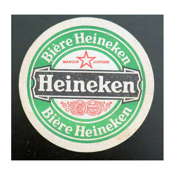 DESSOUS DE VERRE A BIÈRE Heineken