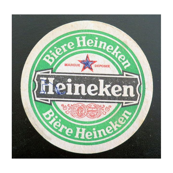 DESSOUS DE VERRE A BIÈRE Heineken
