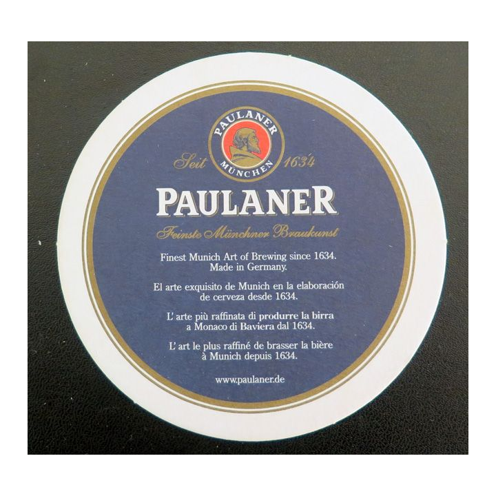 DESSOUS DE VERRE A BIÈRE Paulaner München