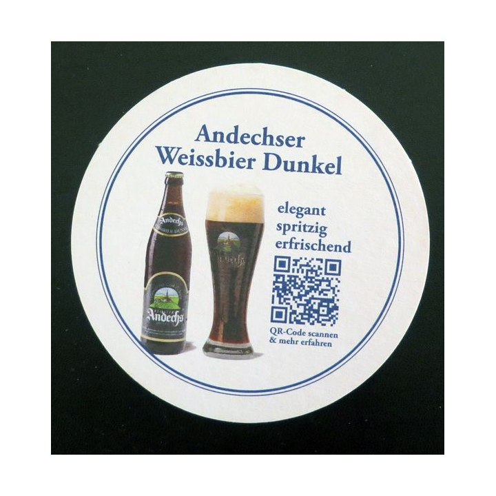 DESSOUS DE VERRE A BIÈRE Andeschs