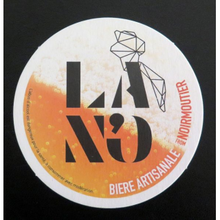 DESSOUS DE VERRE A BIÈRE La N'O bière artisanale de Noirmoutier