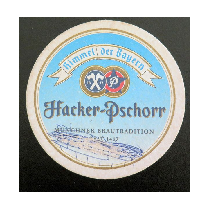 DESSOUS DE VERRE A BIÈRE Hacker-Pschorr