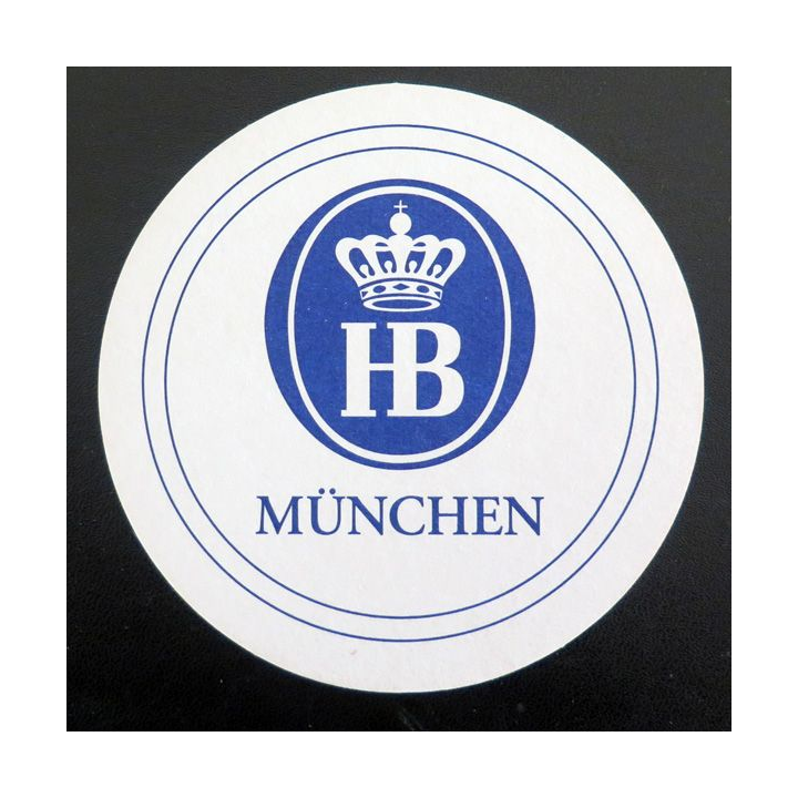 DESSOUS DE VERRE A BIÈRE HB München