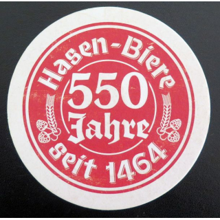 DESSOUS DE VERRE A BIÈRE Hasen Biere