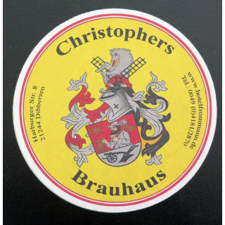 DESSOUS DE VERRE A BIÈRE Christophers Brauhaus