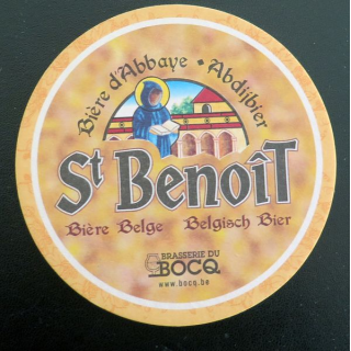 DESSOUS DE VERRE A BIÈRE St Benoit Bocq