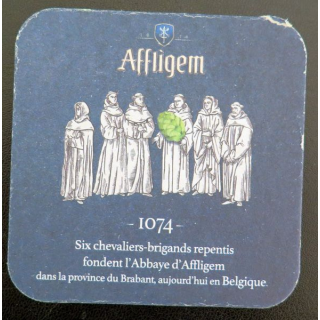 DESSOUS DE VERRE A BIÈRE Affligem 1074