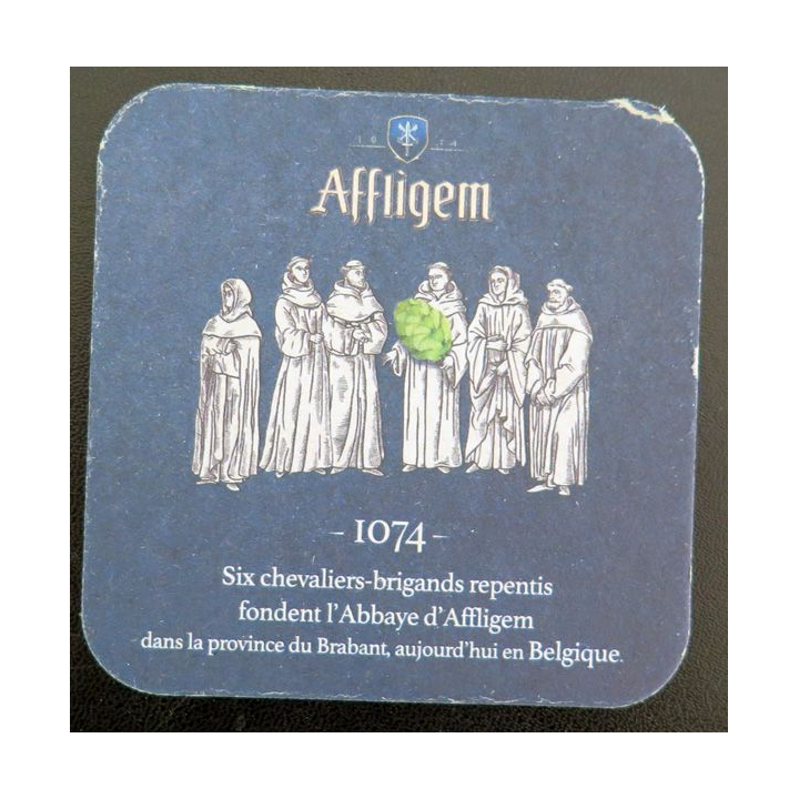DESSOUS DE VERRE A BIÈRE Affligem 1074