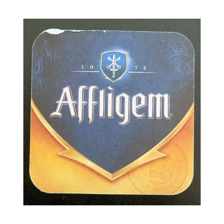 DESSOUS DE VERRE A BIÈRE Affligem 1074