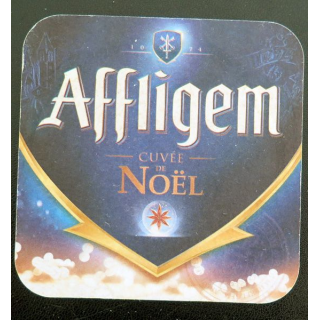 DESSOUS DE VERRE A BIÈRE Affligem Cuvée de Noël