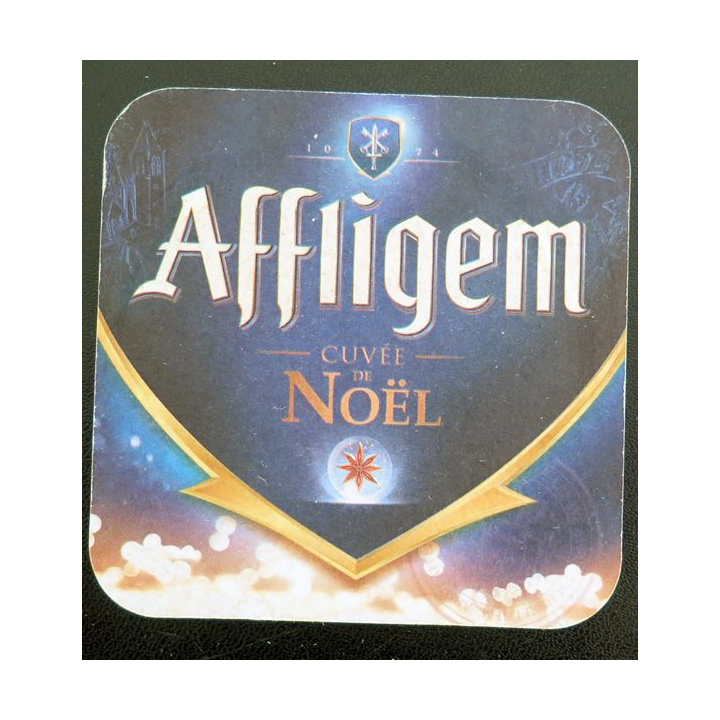 DESSOUS DE VERRE A BIÈRE Affligem Cuvée de Noël