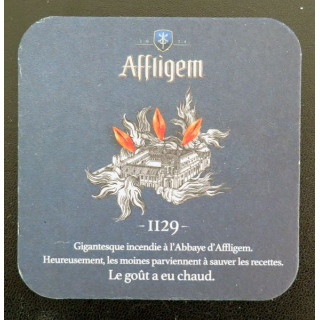 DESSOUS DE VERRE A BIÈRE Affligem 1074