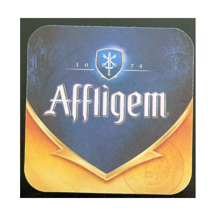 DESSOUS DE VERRE A BIÈRE Affligem 1074