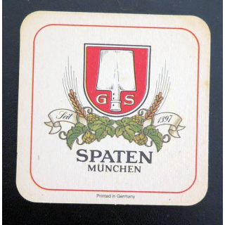 DESSOUS DE VERRE A BIÈRE Spaten München