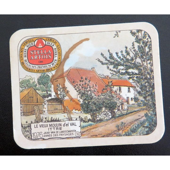 DESSOUS DE VERRE A BIÈRE Stella Artois