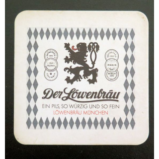 DESSOUS DE VERRE A BIÈRE Der Löwenbräu München