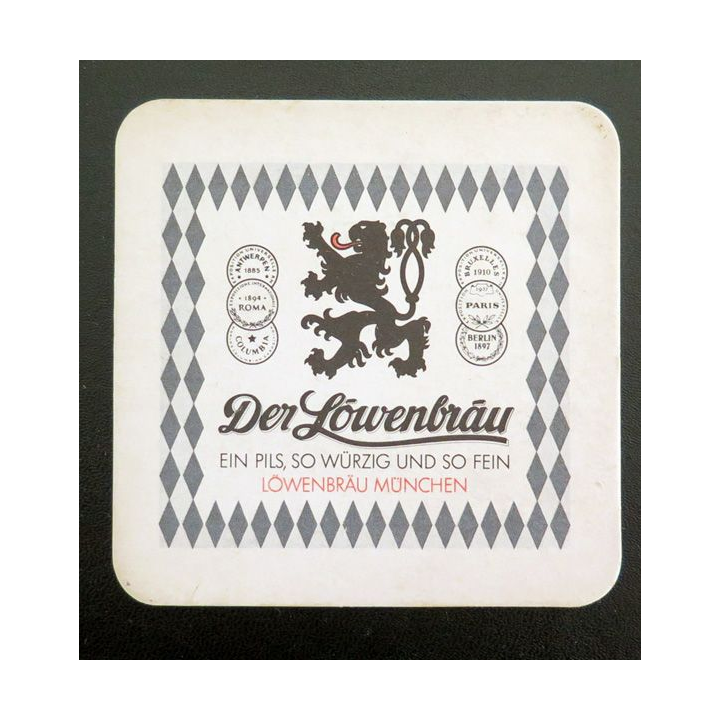 DESSOUS DE VERRE A BIÈRE Der Löwenbräu München