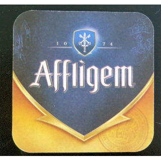 DESSOUS DE VERRE A BIÈRE Affligem 1074