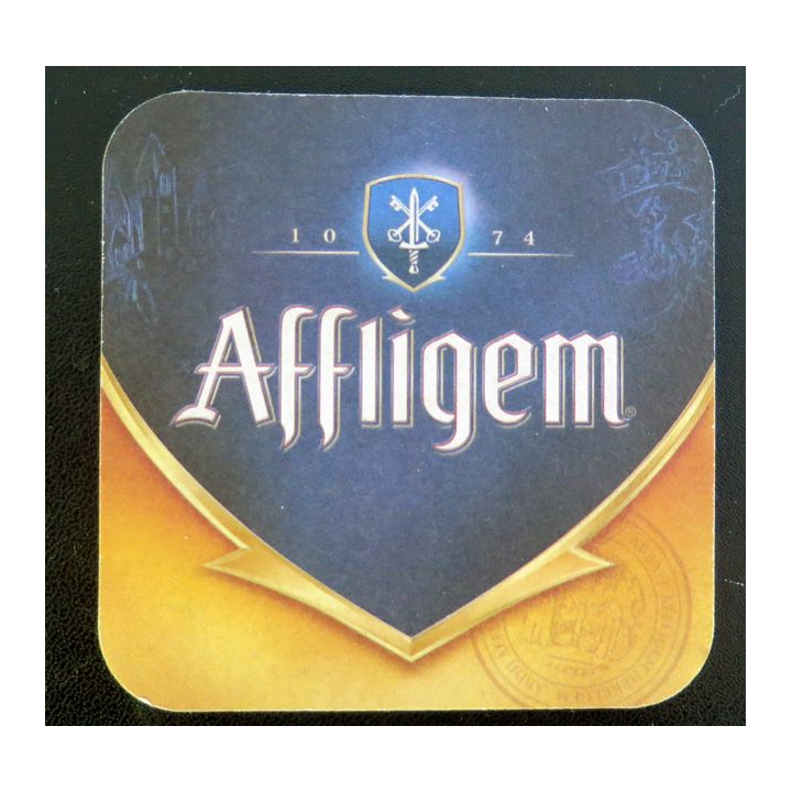 DESSOUS DE VERRE A BIÈRE Affligem 1074