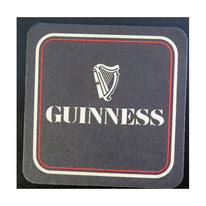 DESSOUS DE VERRE A BIÈRE Guinness