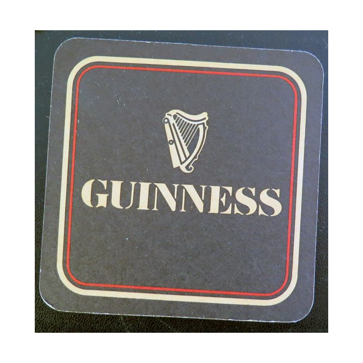 DESSOUS DE VERRE A BIÈRE Guinness
