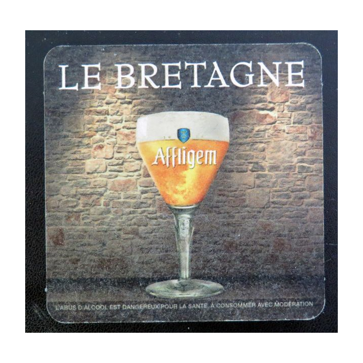 DESSOUS DE VERRE A BIÈRE Affligem 1074