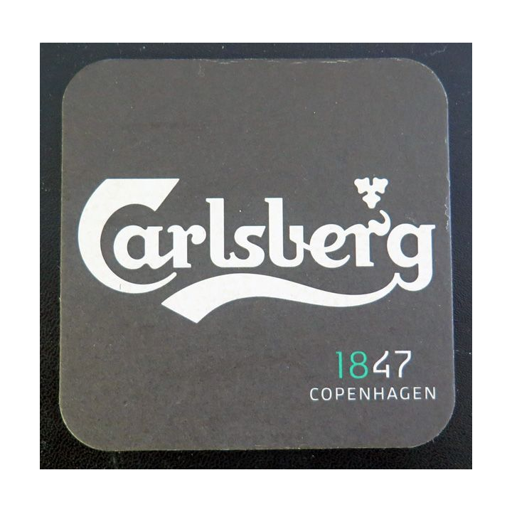 DESSOUS DE VERRE A BIÈRE Carlsberg