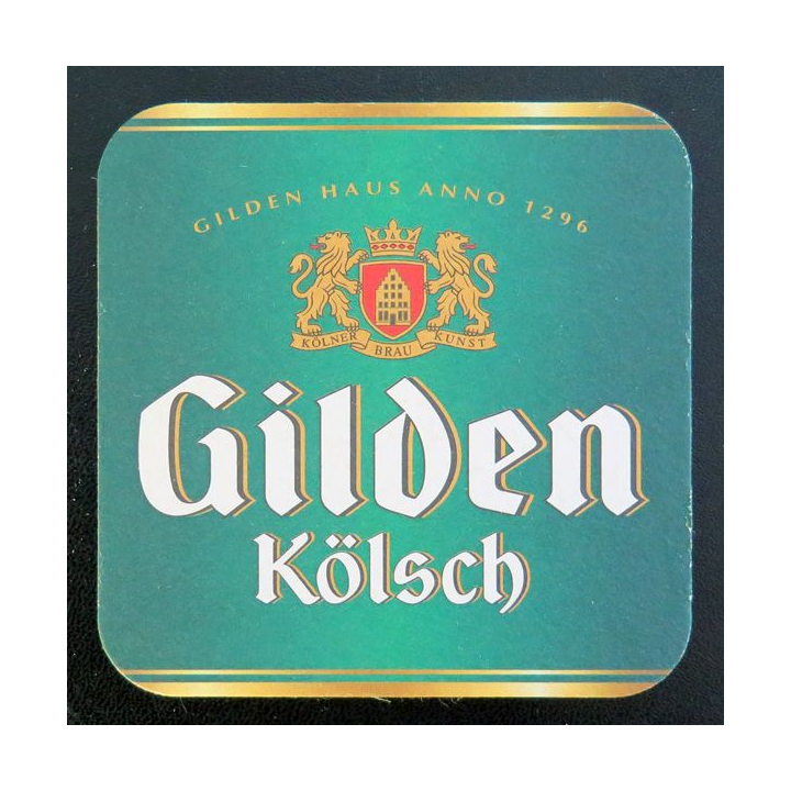 DESSOUS DE VERRE A BIÈRE Gilden Kölsch
