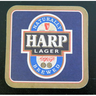 DESSOUS DE VERRE A BIÈRE Harp Lager