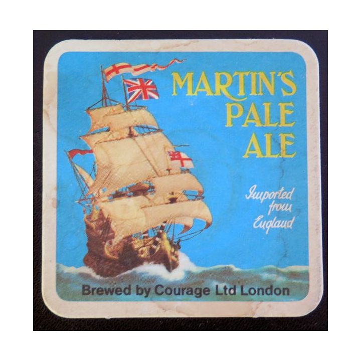 DESSOUS DE VERRE A BIÈRE Martin's pale ale