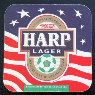DESSOUS DE VERRE A BIÈRE Harp Lager