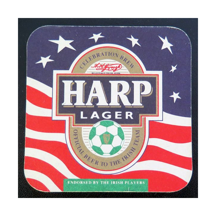 DESSOUS DE VERRE A BIÈRE Harp Lager