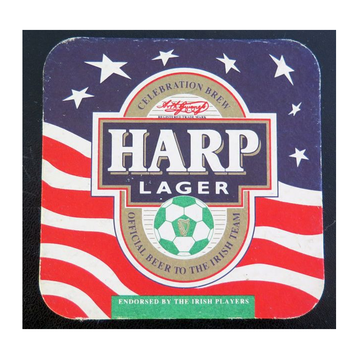DESSOUS DE VERRE A BIÈRE Harp Lager