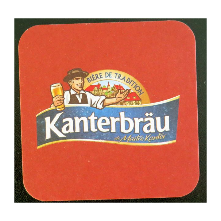 DESSOUS DE VERRE A BIÈRE Kanterbraü