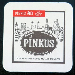 DESSOUS DE VERRE A BIÈRE Pinkus Münstersch alt