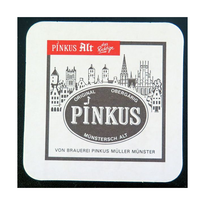 DESSOUS DE VERRE A BIÈRE Pinkus Münstersch alt